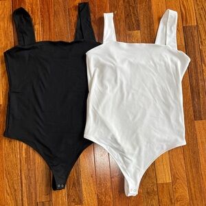 Abercrombie & Fitch Black and White Bodysuits